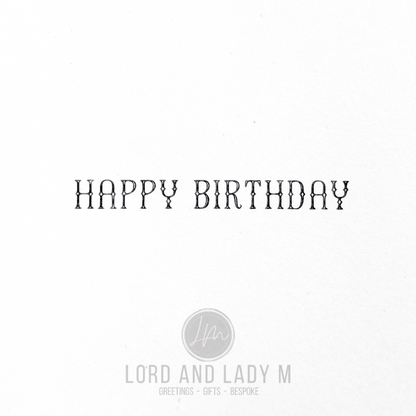 19cm - Just For You Brother .. Relax On Your Birthday