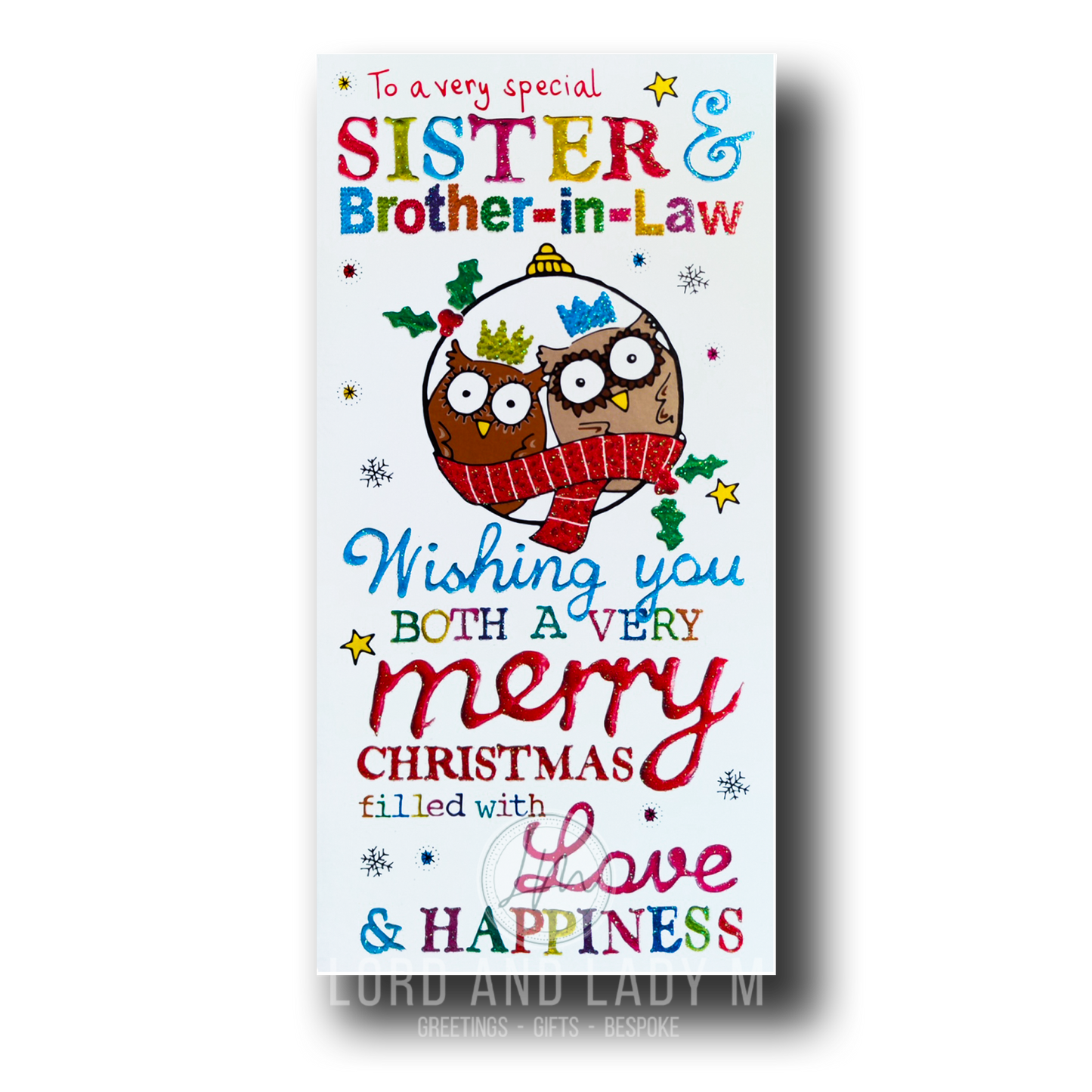 23cm - To A Very Special Sister and Brother-In-Law- OH