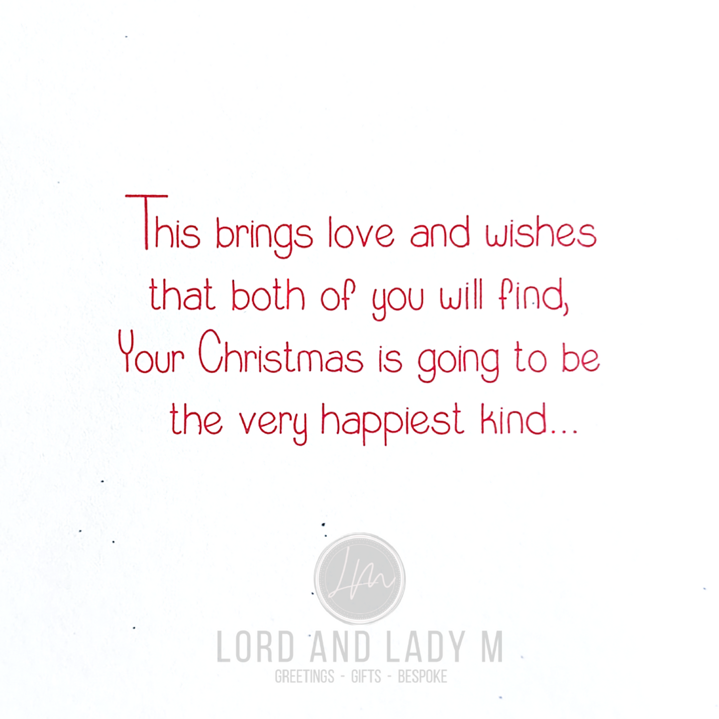 19cm - For You, Brother & Sister-in-Law Wishing