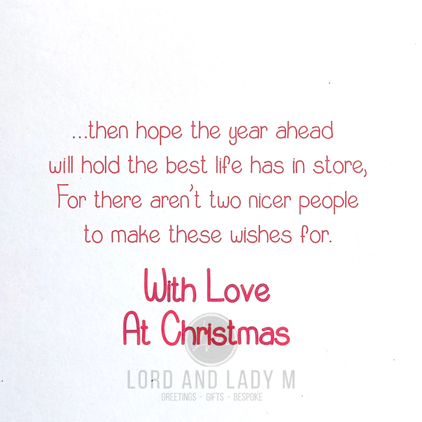 19cm - For You, Brother & Sister-in-Law Wishing