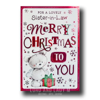 19cm - Lovely Sister-in-Law Merry Christmas To You