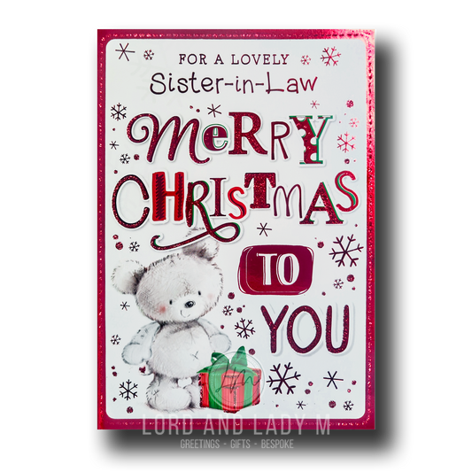 19cm - Lovely Sister-in-Law Merry Christmas To You