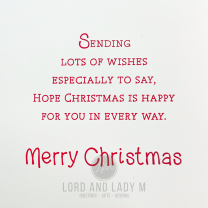 19cm - Lovely Sister-in-Law Merry Christmas To You