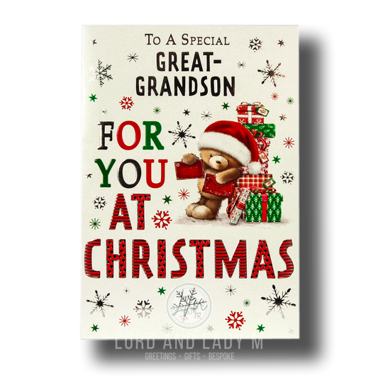 19cm - .. Great-Grandson For You At Christmas -BGC