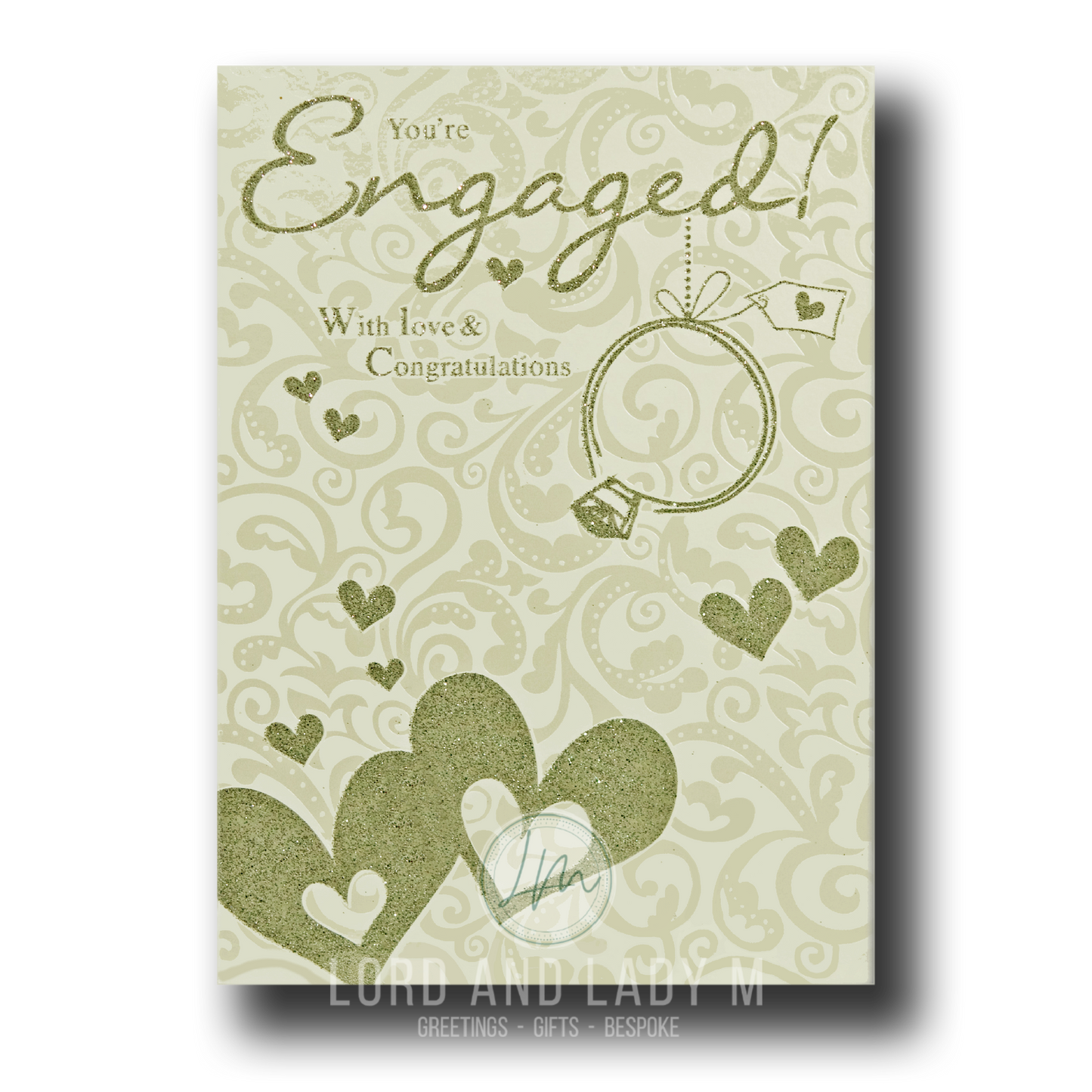 22cm - You're Engaged! With Love & Congratulations