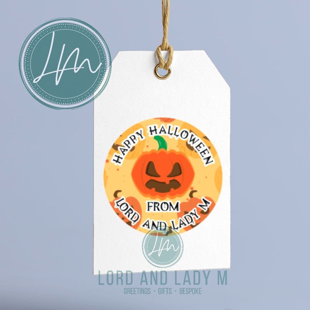 Personalised Happy Halloween Stickers | Spooky Pumpkin - Use Ideas 5