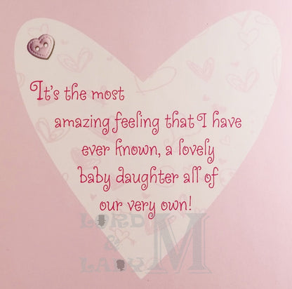 23cm - On The Birth Of Our Beautiful Daughter - P