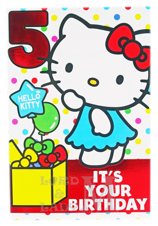 23cm - 5 Hello Kitty It's Your Birthday - BGC