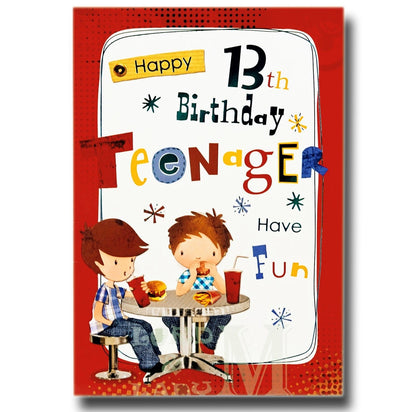 19cm - Happy 13th Birthday Teenager Have Fun - CWH