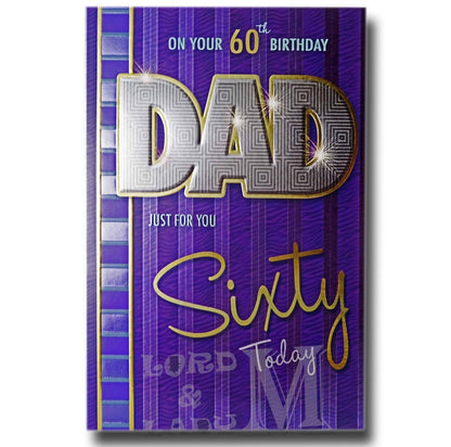 23cm - On Your 60th Birthday Dad - GH