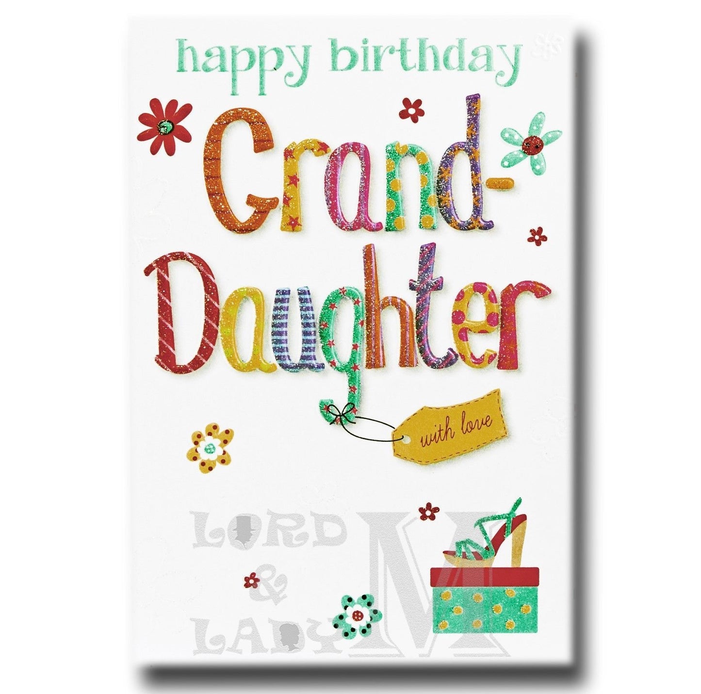 19cm - Happy Birthday Granddaughter With Love - H