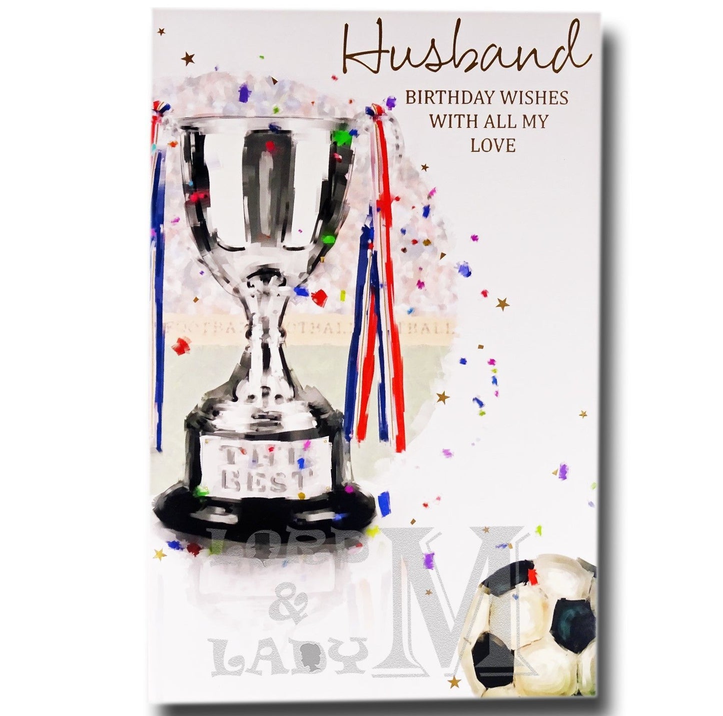 27cm - Husband - Football Cup - Lge Let - E