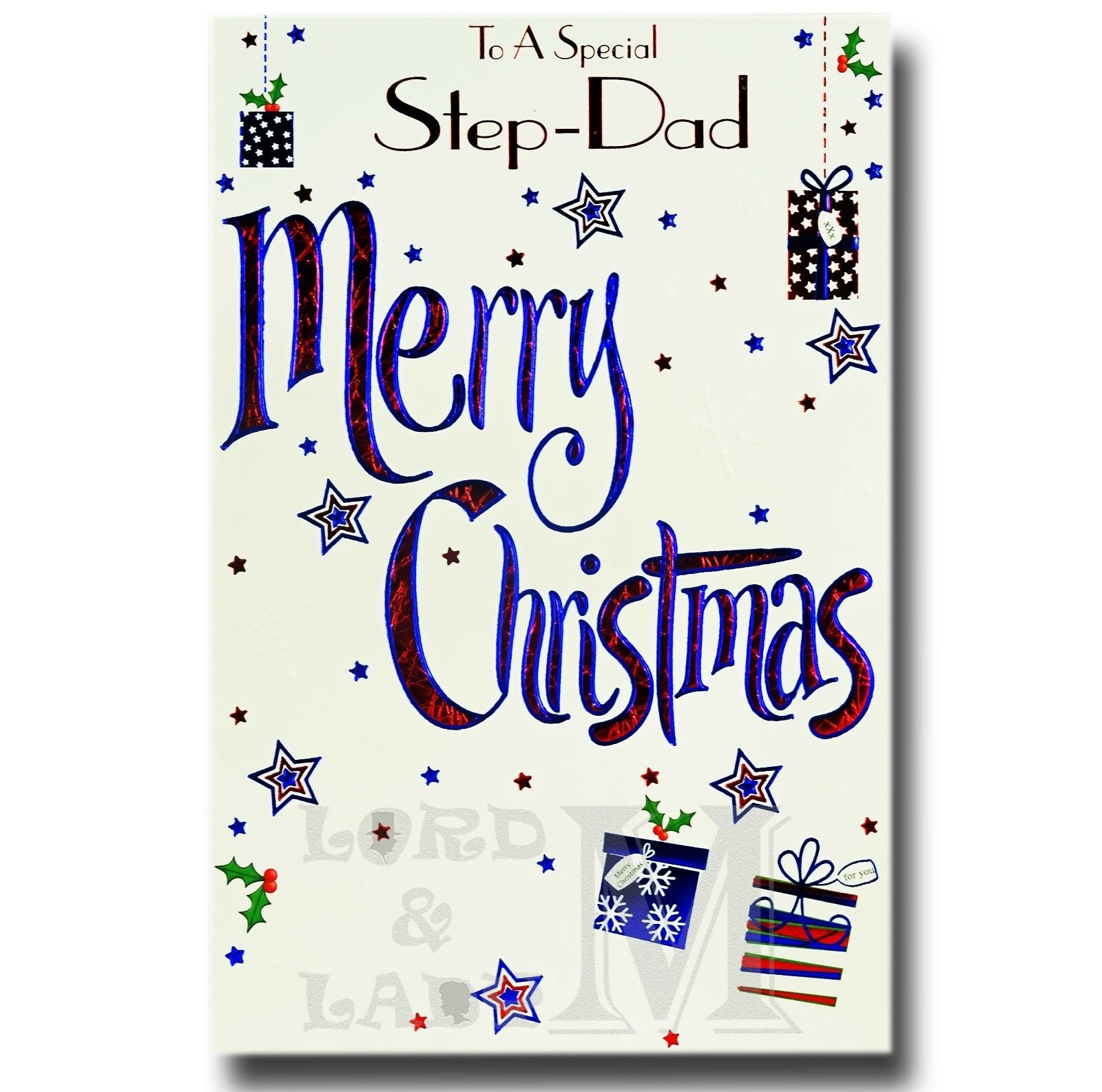 23cm - To A Special Step-Dad Merry Christmas - BGC