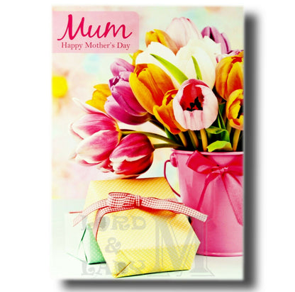22cm - Mum .. - Flowers Gifts - Lge Let - OH
