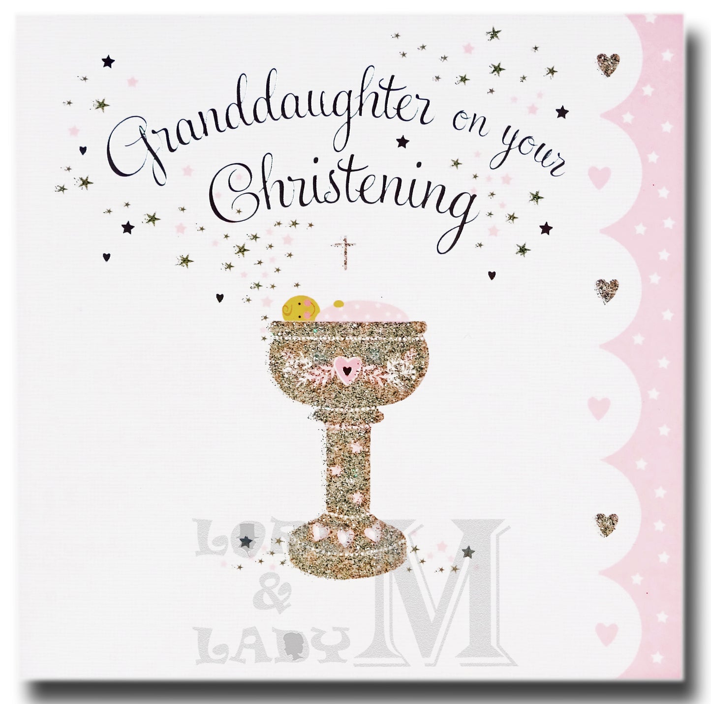 16cm - Granddaughter On Your Christening - E