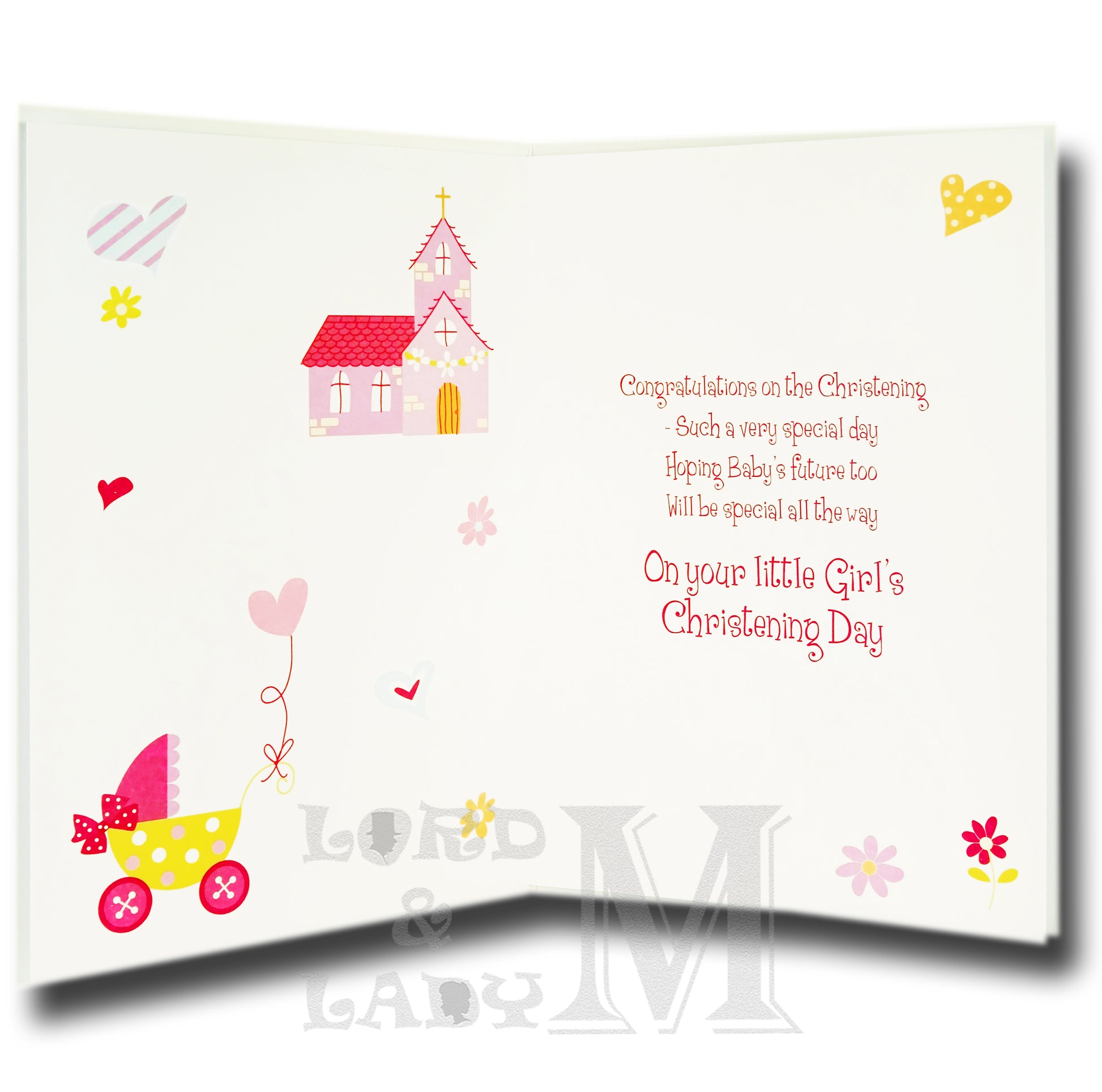 23cm - On Your Little Girl's Christening Day - E