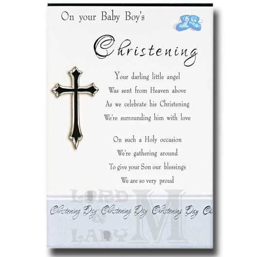 23cm - ... Baby Boy's Christening Your Darling - E