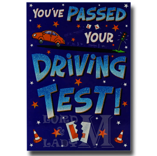 19cm - You've Passed Your Driving Test - Blue - E