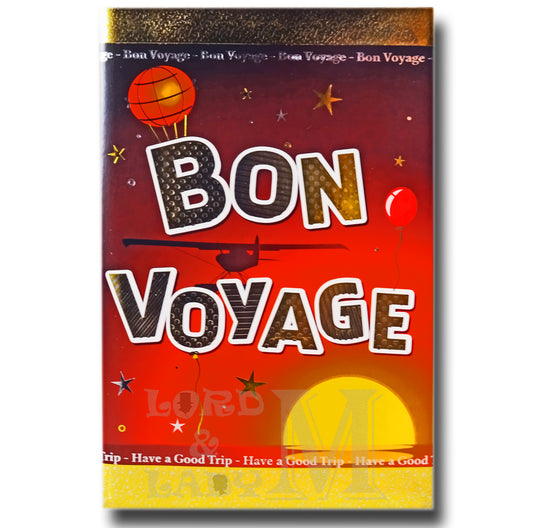 23cm - Bon Voyage Have A Good Trip - Plane - E