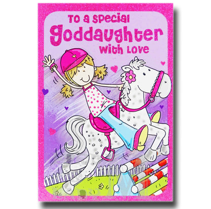 19cm - To A Special Goddaughter .. - Pink - GH
