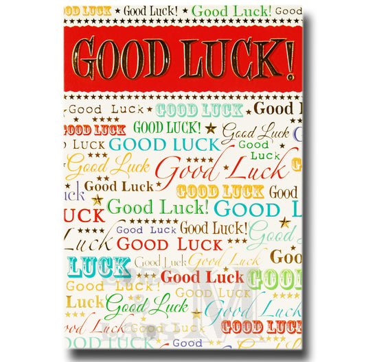 19cm - Good Luck Good Luck Good Luck - Words - CWH