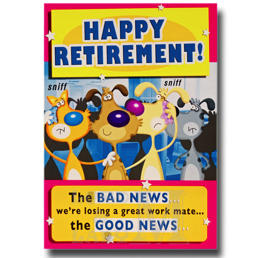 18cm - Happy Retirement! The Bad News ... - E