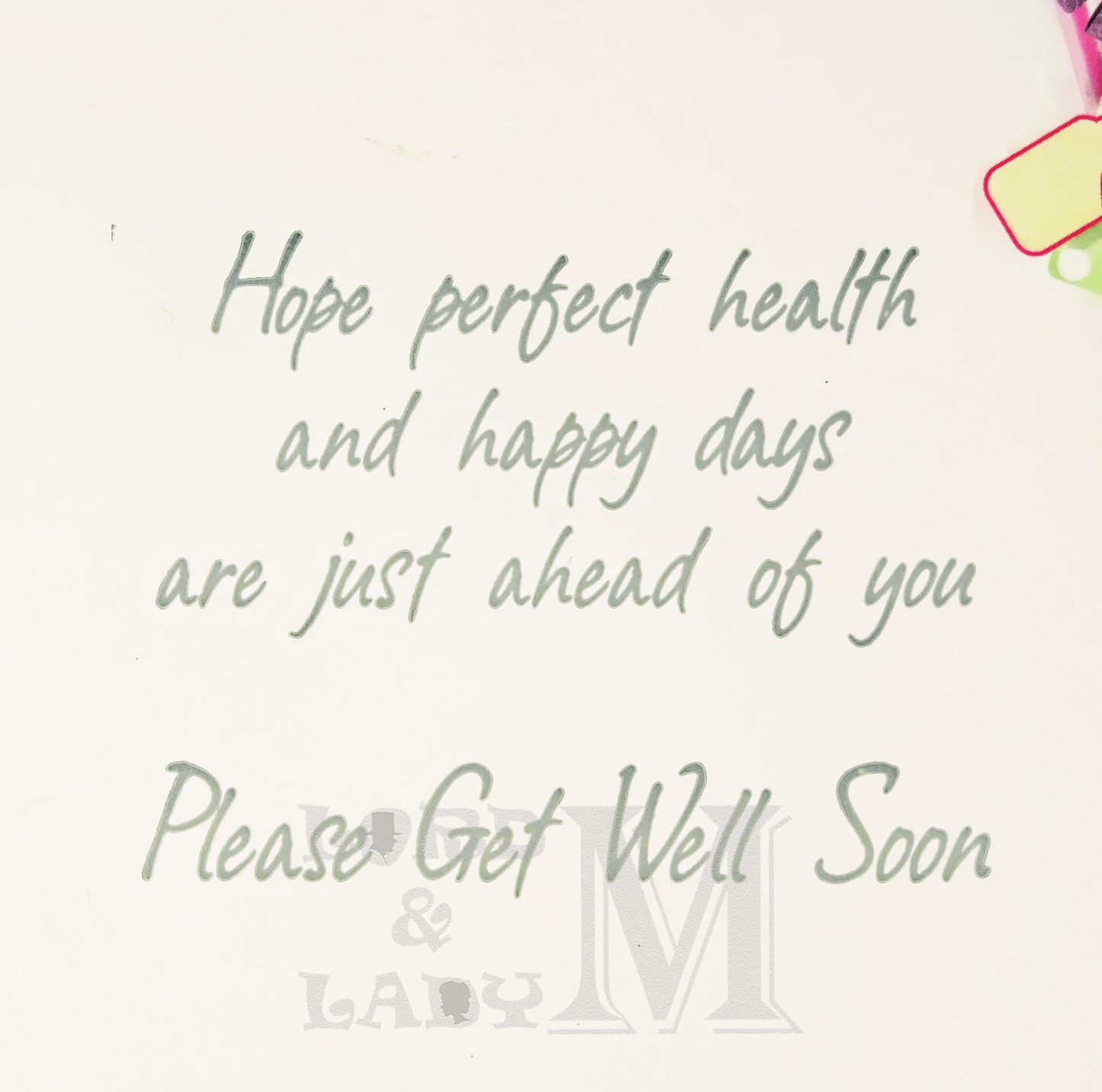 19cm - Get Well Soon Especially For You - CWH