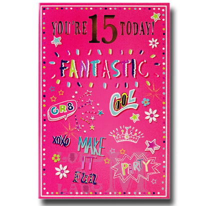 20cm - You're 15 Today! Fantastic - E