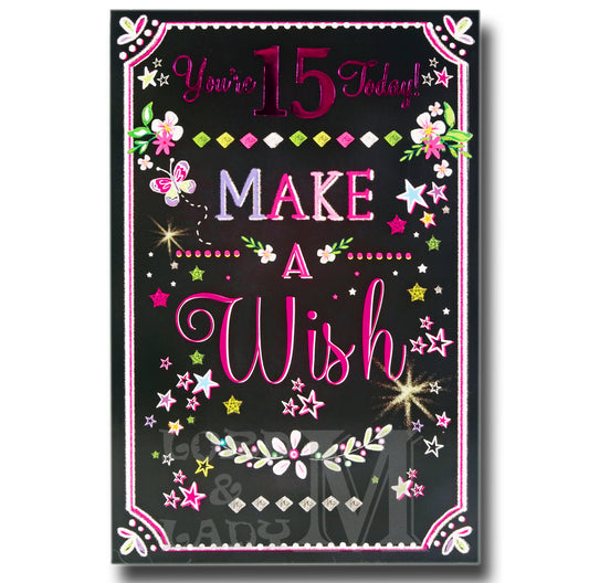 20cm - You're 15 Today! Make A Wish - E