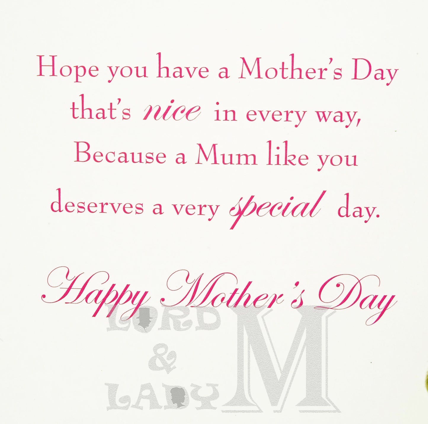 19cm Boxed - To A Special Mum - Large Letter - GH