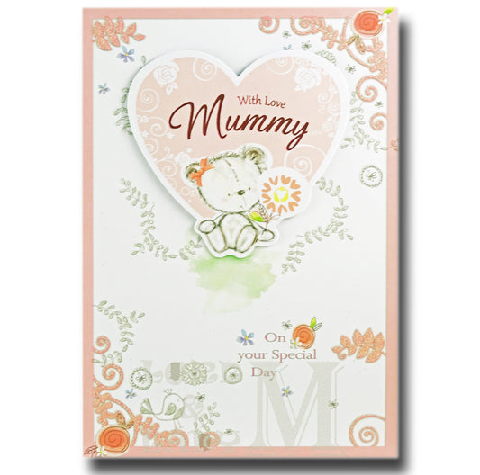 25cm - With Love Mummy - Large Letter - GH