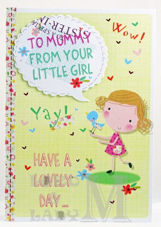 19cm - To Mummy From Your Little Girl - GH