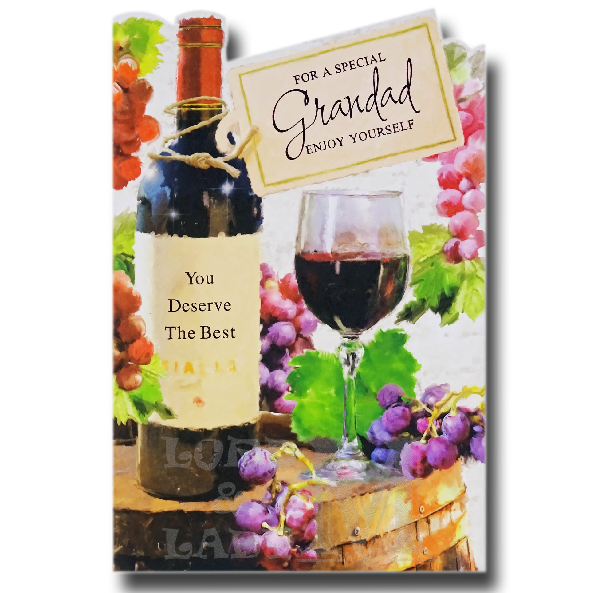 20cm - For A Special Grandad Enjoy ... - Wine - E