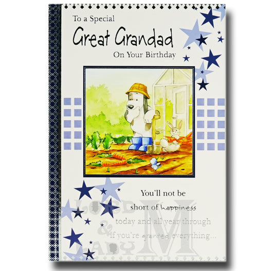 19cm - ... A Special Great Grandad - Gardening -E