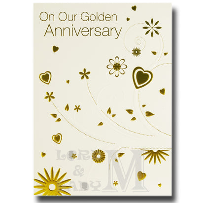20cm - On Our Golden Anniversary - E