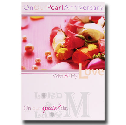 20cm - On Our Pearl Anniversary With All My .. - E