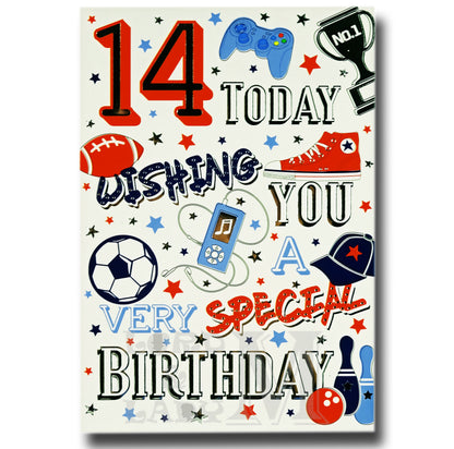 19cm - 14 Today Wishing You A Very Special ..- BGC