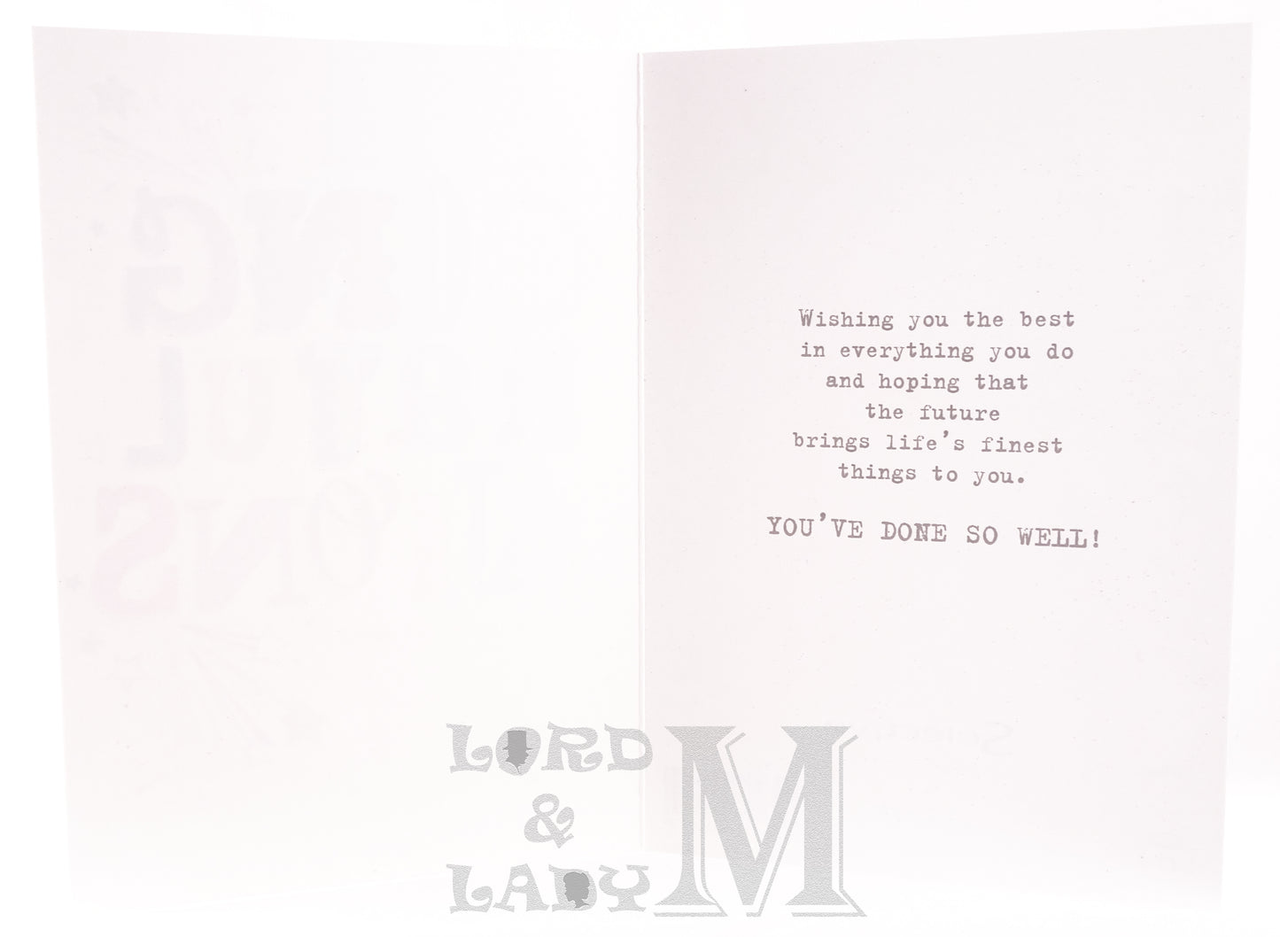 19cm - A Little Card Just To Say Congrat... - CWH