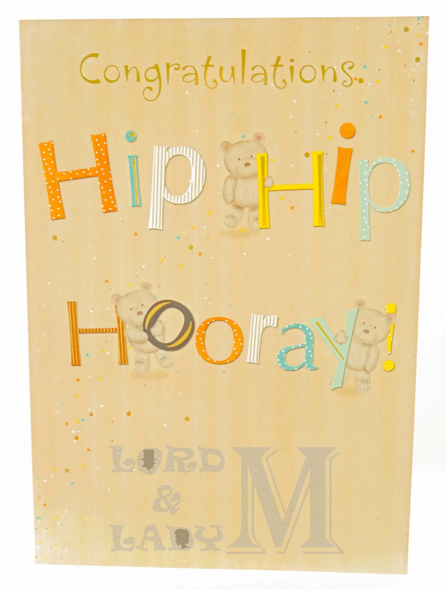 19cm - Congratulations Hip Hip Hooray - CWH