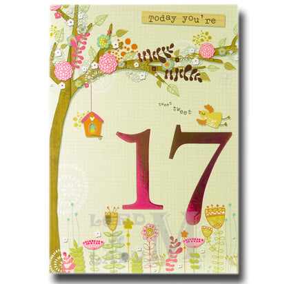 19cm - Today You're 17 - Flowers Trees - DGC