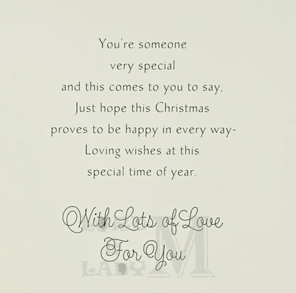 27cm - .. Christmas To You, Uncle - Lge Letter - E