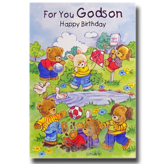 19cm - For You Godson Happy Birthday - Park - DGC