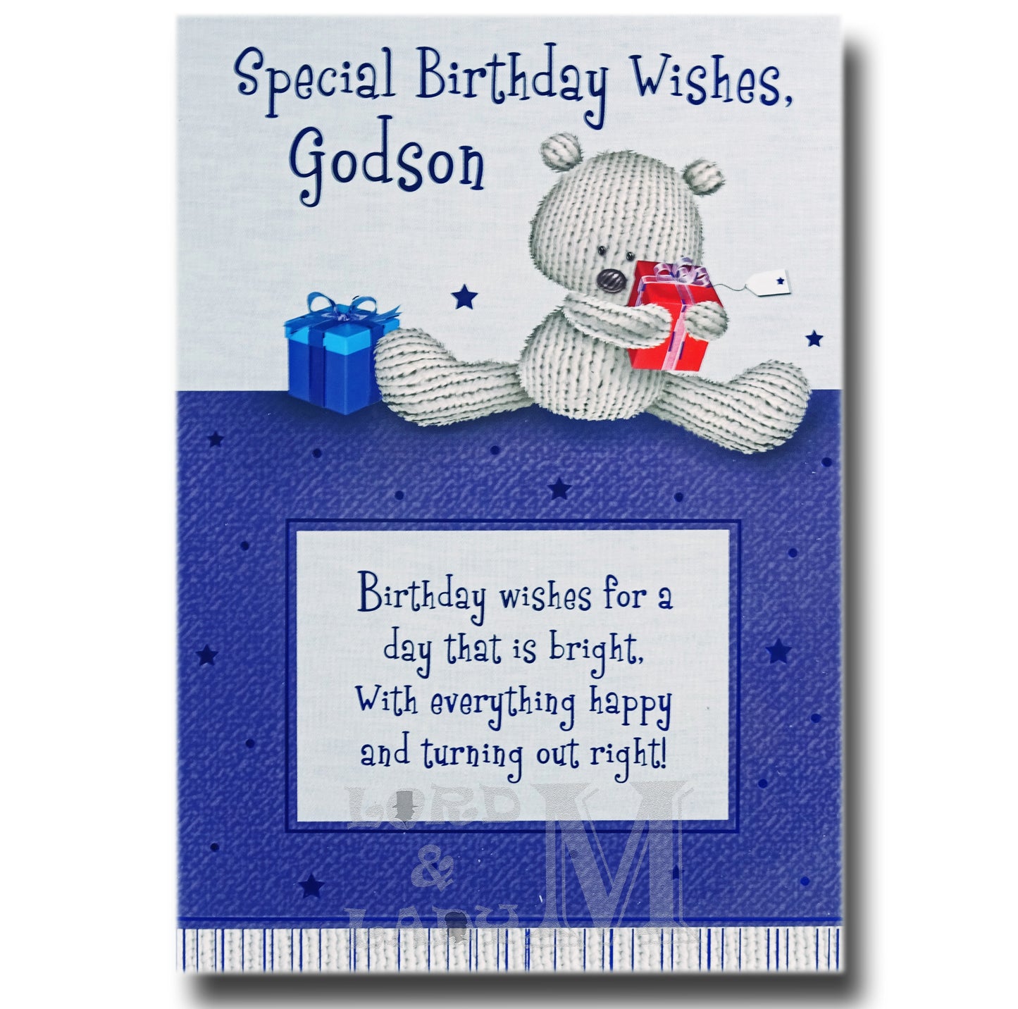 19cm - Special Birthday Wishes, Godson - DGC
