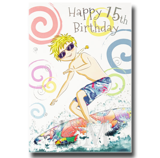 19cm - Happy 15th Birthday - Surfboard - DGC