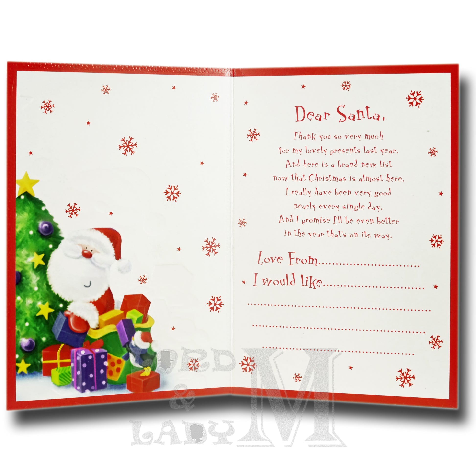 19cm - A Letter To Santa - Presents Penguin - BGC