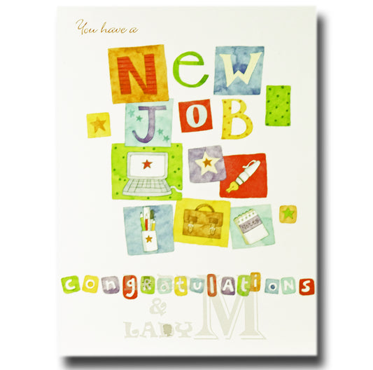 17cm - You Have A New Job Congratulations - OH