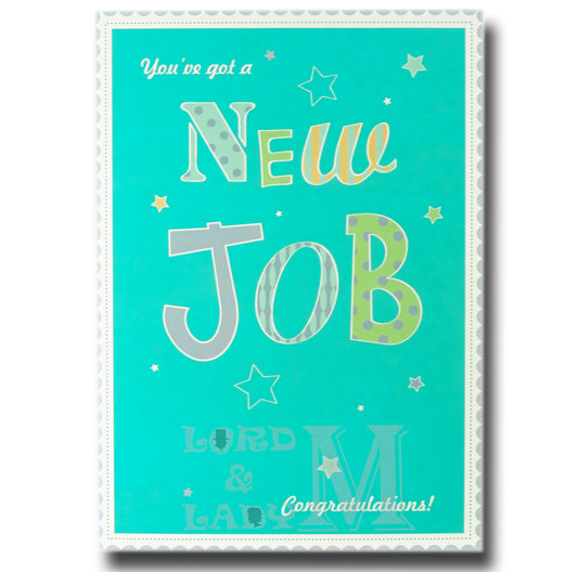 22cm - You've Got A New Job Congratulations - OH