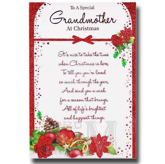 19cm - To A Special Grandmother At Christmas - BGC