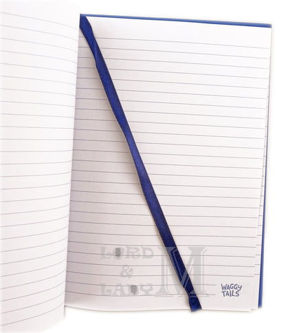 Border Collie - Waggy Tails Chunky Hardback Notebook  - Ideal Gifts