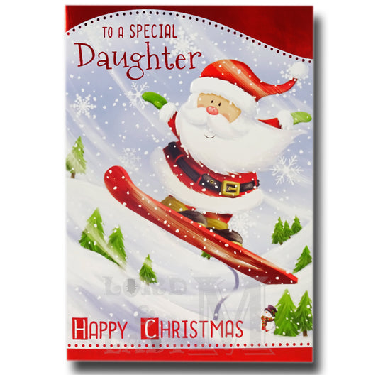 19cm - To A Special Daughter Happy Christmas - BGC